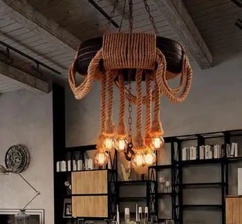 

New Tyre Tire Cask Pendant Lights Creative Retro Bar Cafe Pendant Lamp bar light living room lights coffee