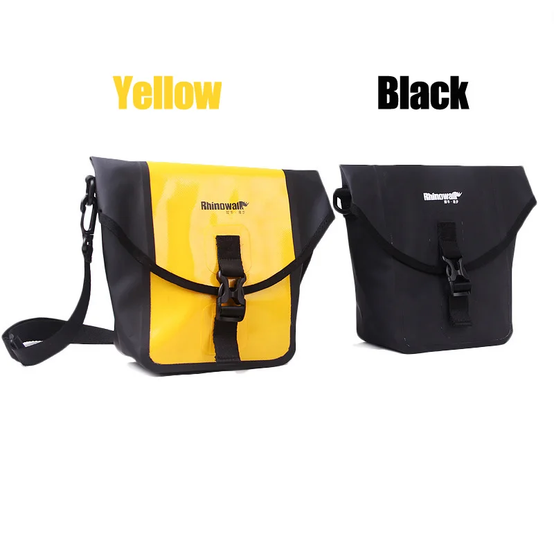 Top For brompton bag Bicycle Handlebar bag Bike handlebar bag basket  folding bike waterproof basket Bicycle handlebar pannier 4