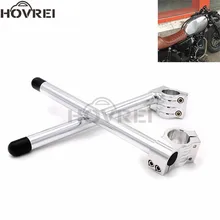 1 пара Универсальный мотоцикл хромированный гоночный CNC алюминиевый заготовка отдельный руль 31 мм 32 мм 33 мм 35 мм 37 мм 39 мм 41 мм 50 мм 51 мм