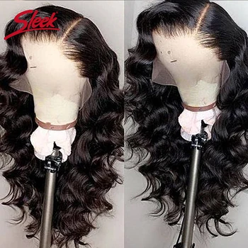 Sleek Brazilian Remy 13x4 Lace Front Human Hair Wigs 8-28 Inches Loose Wave Human Hair Wigs Pre Plucked Hairline With Baby Hair Lahore