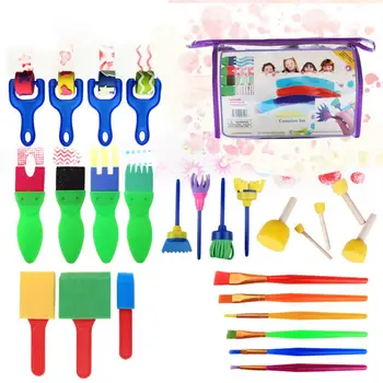 

26 PCS Per Set Children's Brush EVA Sponge Seal Sponge Brush Painting Set