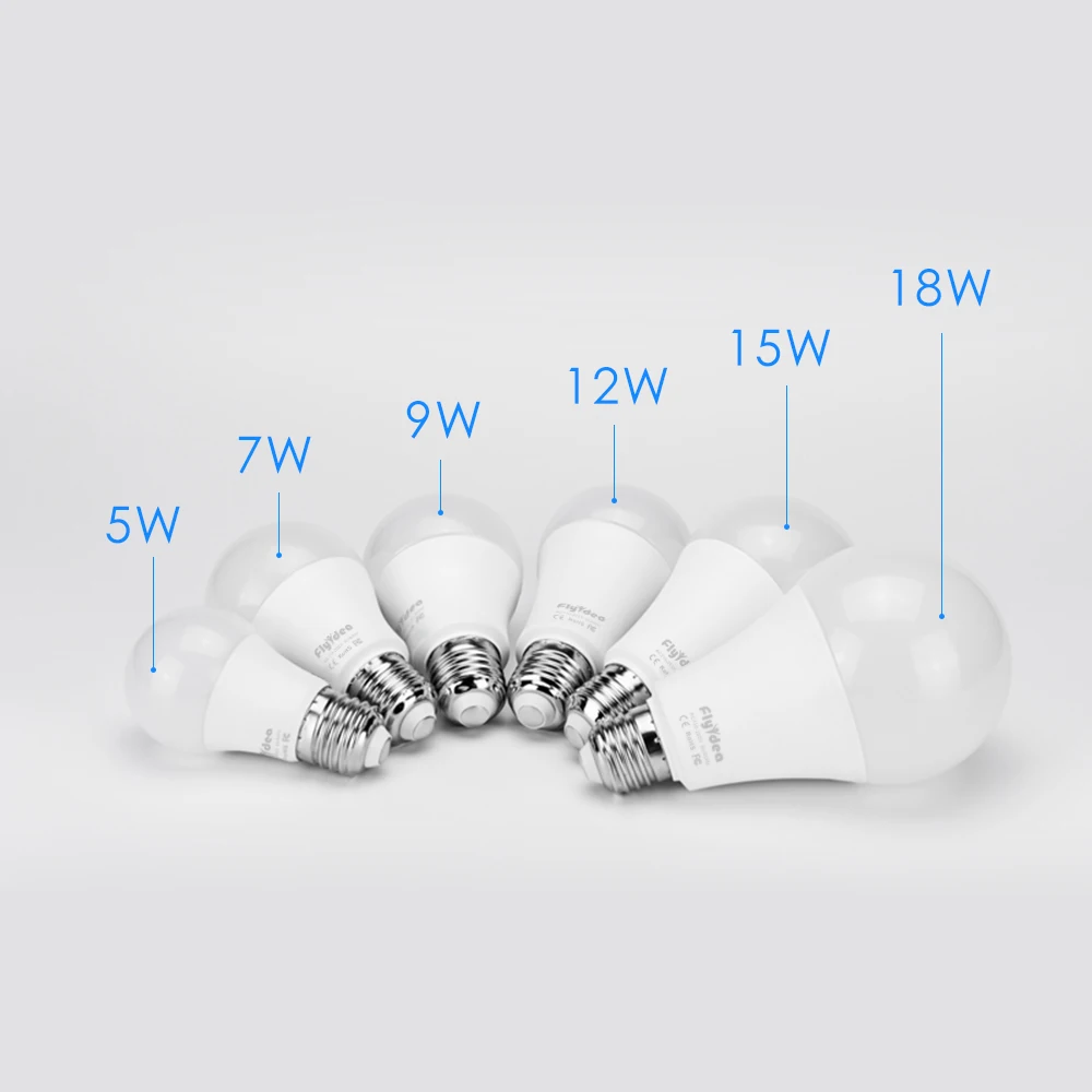 4 шт., высокая яркость, Смарт IC, реальная мощность, светодиодный светильник, белая лампа, 5 Вт, 7 Вт, 9 Вт, 12 Вт, 15 Вт, 18 Вт, E27, 110 В-265 в, домашнее Резервное освещение, лампа
