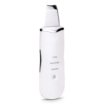 

Mini Facial Cleaner Rechargeable Ultrasonic Face Skin Scrubber Peeling Vibration Blackhead Removal Exfoliating Pore Cleaner Tool