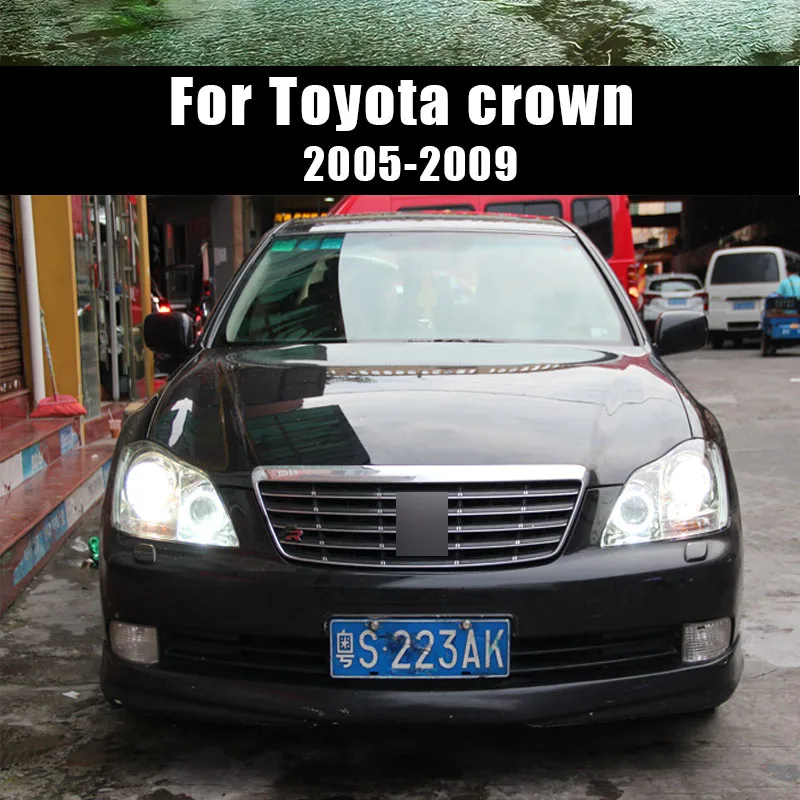 KOWELL автомобильный Стайлинг для Toyota Crown 2005-2009 светодиодный DRL фара ангел глаз HID BI XENON передние аксессуары