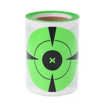 

125Pcs 3Inch Adhesive Shooting Target Bullseye Round Splatter Sticker Shoot Exercises Accessories