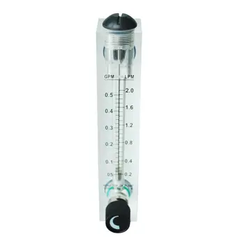 

1/2" PT Thread 0.05-0.5GPM 0.2-2LMP Water Liquid Flow Meter Flowmeter
