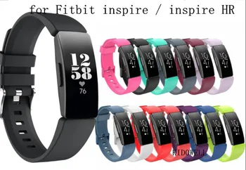 

Replacement Watch Band Wrist Strap Silicone Wristband Bracelet For Fitbit Inspire / Inspire HR case Activity Tracker Smartwatch