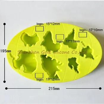 

Continents Mold Silicone Mold Cooking Tools Cookie Cutter Ice Molds Ice Trays Ice Cream Tools Ice Cube Tray Silicone Tools