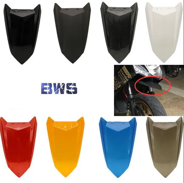 

Front Tire Hugger Fender Mudguard Mudflap Mud Flap Splash Guard Carbon For 2009-2015 YAMAHA Zuma BWS X 125 2UB SMAX 4C6