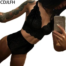 Модный летний женский комплект нижнего белья, сексуальный тонкий комплект нижнего белья с глубоким v-образным вырезом и пуш-ап бюстгальтером, распродажа кружевных прозрачных бюстгальтеров и трусиков