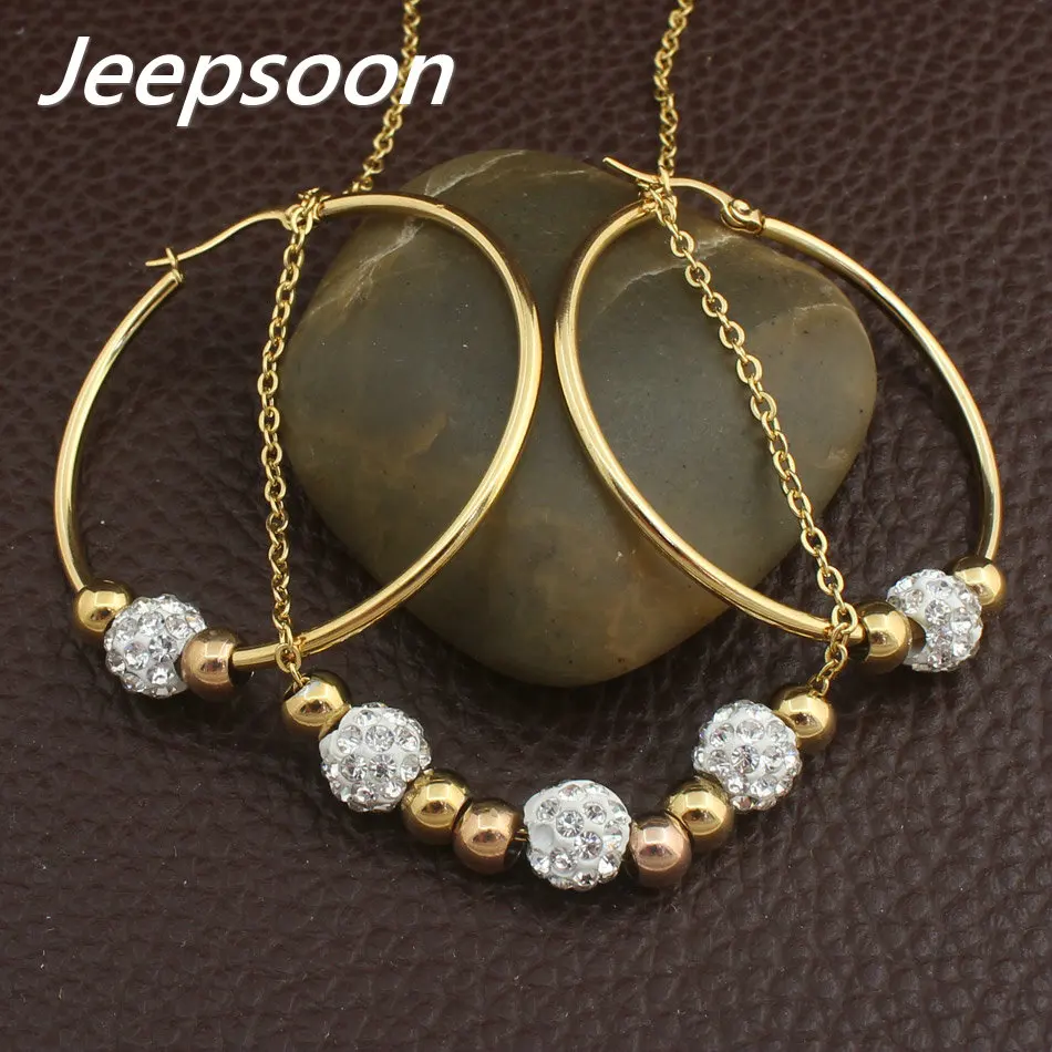 Горячие Нержавеющая сталь ювелирные изделия в форме сердца ожерелье+ подвески+ серьги серебряные цвета комплекты для Для женщин SFADKFBC