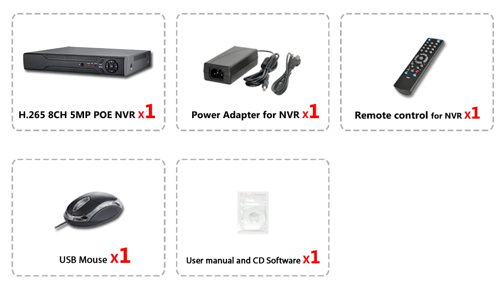 H.265 H.264 4/8CH 5MP 4MP POE NVR безопасности ip-камера видеонаблюдения системы видеонаблюдения P2P ONVIF HDMI 2K 4K сетевой видеорегистратор