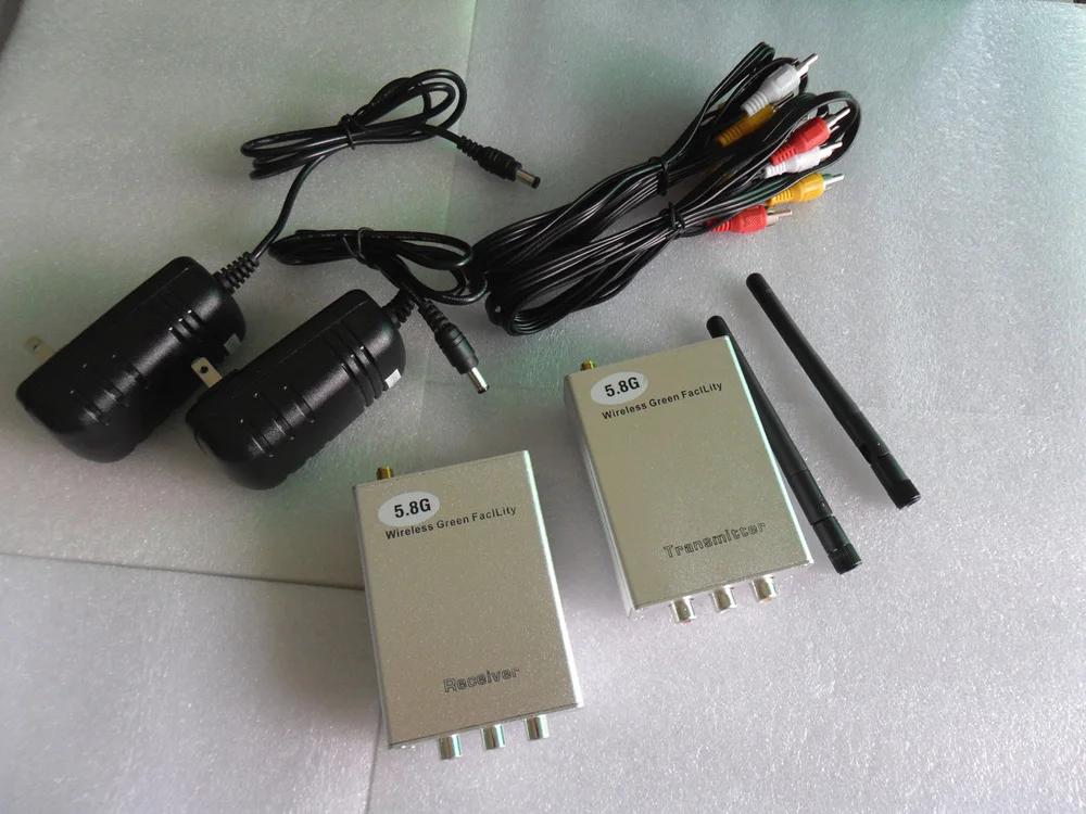 

5.8G wireless video transmitter /5.8G 1W high power radio transmission wireless monitor / wireless transceiver