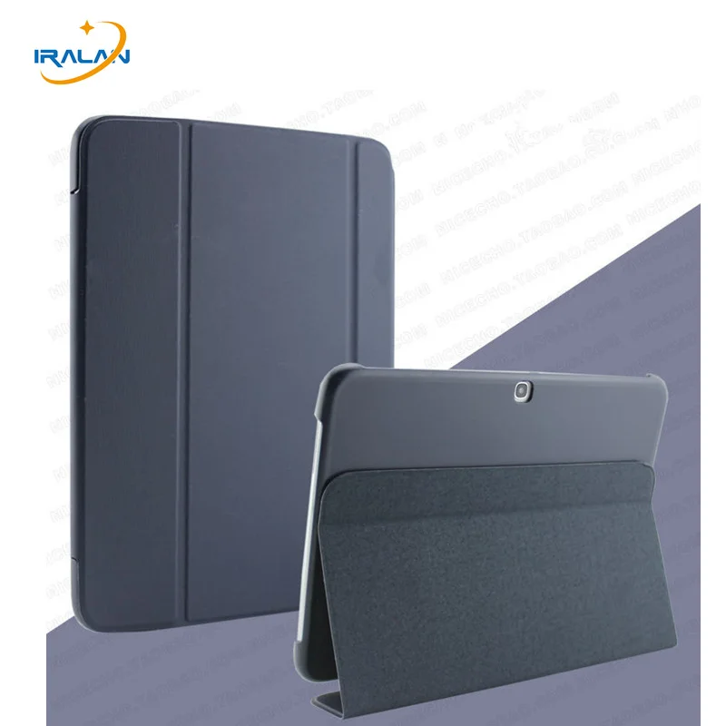 

2017 wholesale Business Ultra Slim Thin Leather Case BOOK Cover For Samsung Galaxy Tab 3 10.1 P5200 P5210 p5220+screen protector