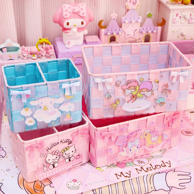 My Melody собака с большим ухом Gemini коробка для хранения косметики тканый ящик