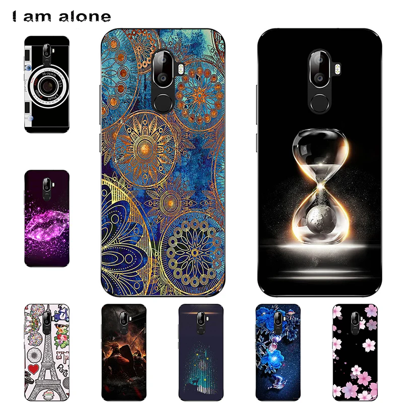 

I am alone Phone Cases For Oukitel U18 5.85 inch Solf TPU Fashion Cute Color Paint Mobile For Oukitel U18 Bags Shipping Free