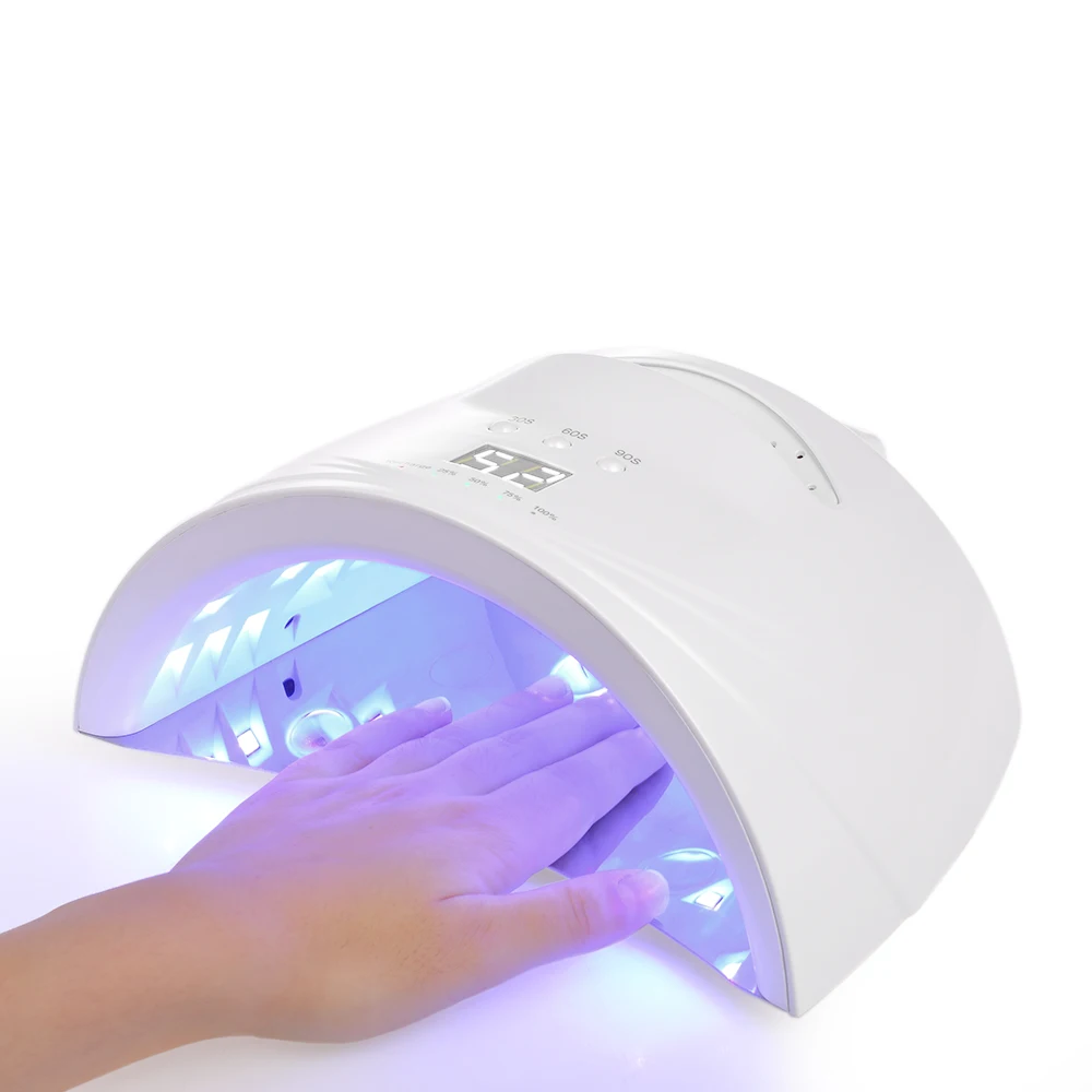 48W LED UV Cordless Nail Lamp LED Nail Gel Dryer Machine Nail Lamp Fingernails Toenails Curing