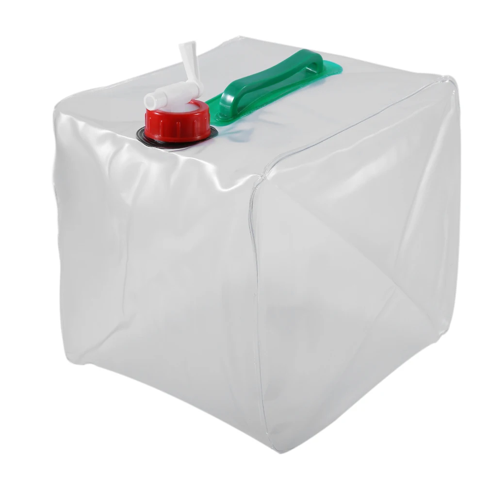 20L Portable Foldable Water Storage Bag PVC Double Handles Super Large