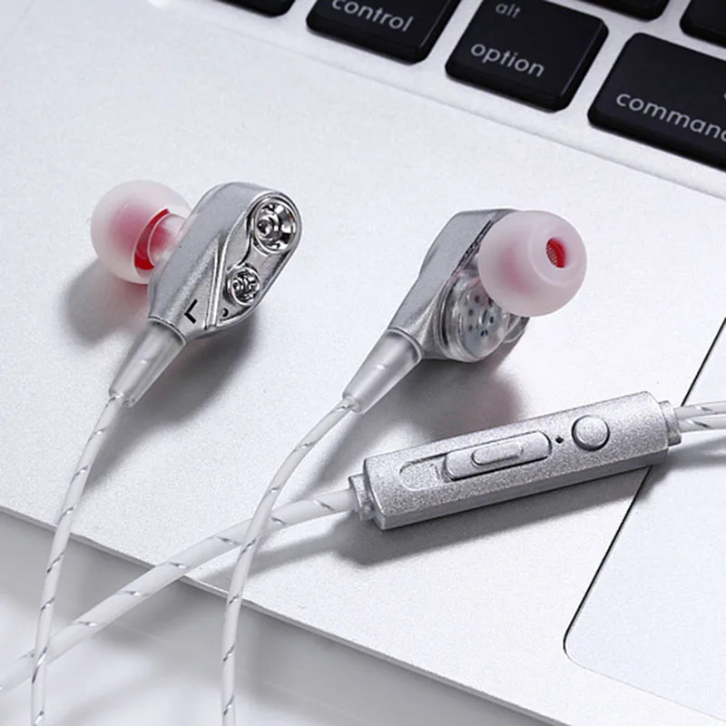 

Double Unit Drive In Ear Earphone Bass Subwoofer Earphone for Marshall London MEDION AKOYA E7219