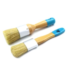 MAXMAN мел и восковые щетки набор кистей для краски овальная плоская круглая кисть для покраски натуральная щетка для окрашивания щетина комплект