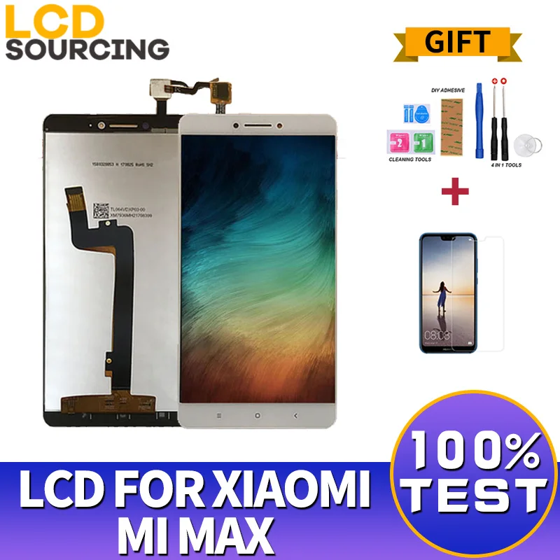 

LCD Display for XiaoMi Mi Max 6.44 Inch LCD With Frame Touch Screen Assembly LCD Display Screen Replacement