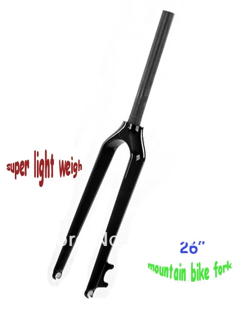 

26er carbon mtb bike fork,UD glossy finish,free EMS shipping,fast delivery!