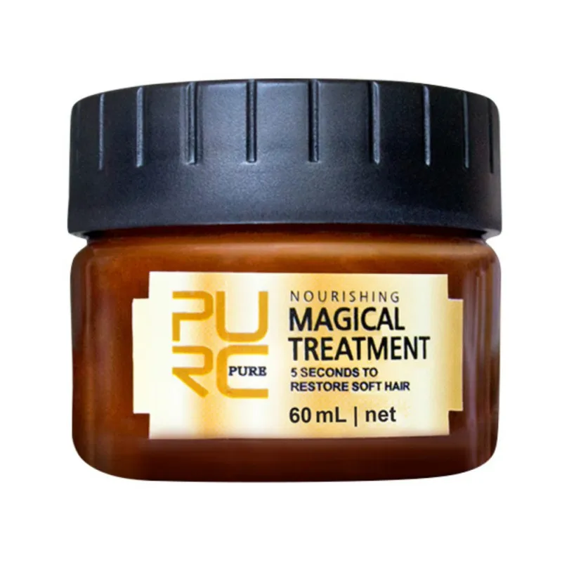 

All Types Magical Treatment Hair Mask 5 Seconds Repairs Damage Restore Soft Hair Keratin Hair Scalp Conditioner 60ml