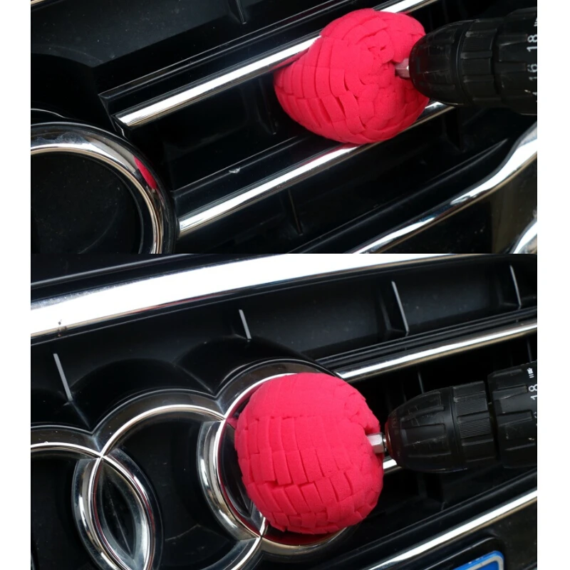 1 шт. практичный мягкий "(80 мм) полировка мяч полировальная Подушка Buff Польский Pad буфера для полировки автомобиля полировальные инструменты красочные авто