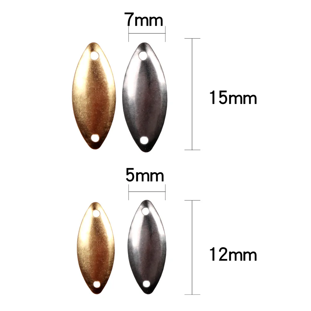 100 шт Форель ложка приманки рыболовные приманки-Воблеры блестки металлический джиг мини приманка без крючка для ловли карпа Topwater Pesca Isca