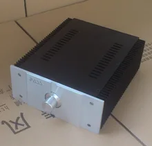 WANBO Audio pass full aluminum mini HiFi audio amplifier box amp/small outside radiator box External size: 211*90*257mm