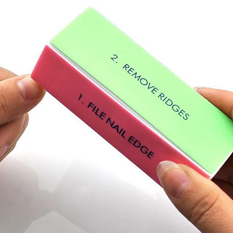 ColorfulNailBufferFile4Sides1pcsNailArtFilesBuffer9cmx3cm