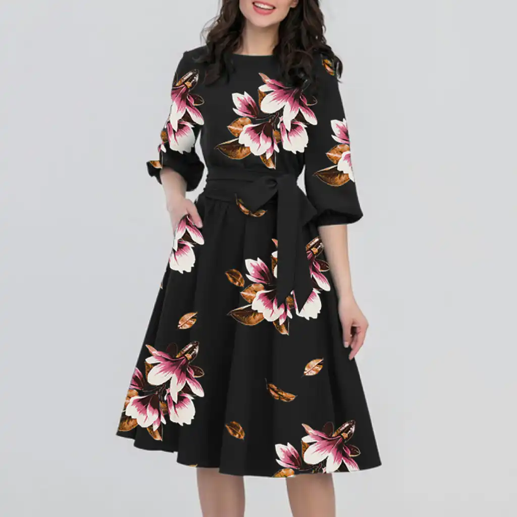 Floral Printed Frocks on Sale, 56% OFF ...