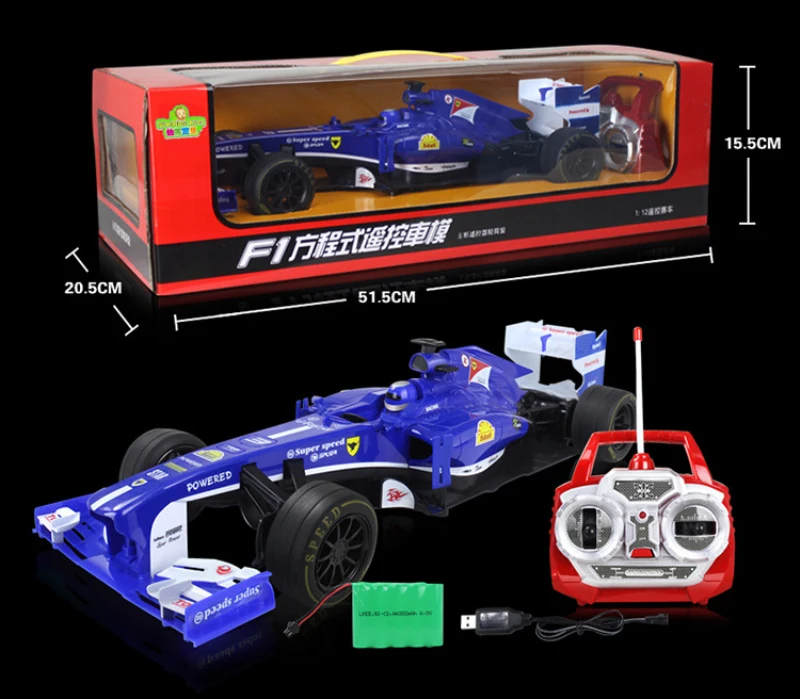 Игрушечный автомобиль для детей 727-S5 1:12 20 км/м высокоскоростной F1 формула RC гоночный автомобиль модель Формула Машина чемпиона электронная игрушка-лучший подарок