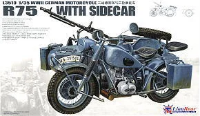

1/35 motorcycle German Heavy-duty Tricycle R75 L3510