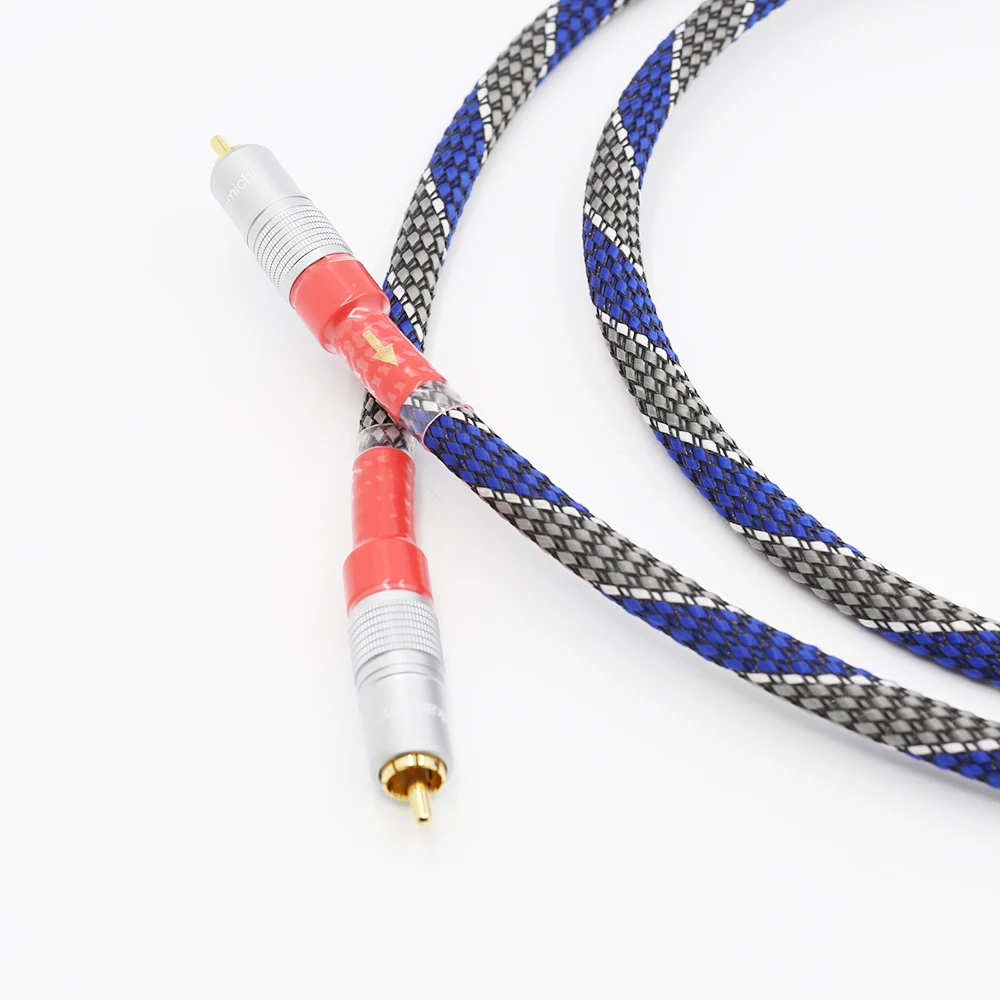 8N OFC ортофон Hifi коаксиальный кабель Высокое качество DAC 75ohm hifi Цифровой RCA