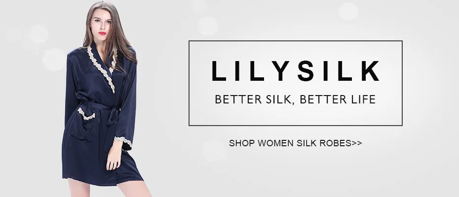 LilySilk халат кимоно пеньюар женский домашняя одежда для женщин шелковый китайский шелк тонко разработаны длинные 22 momme