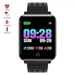 Новый крови Давление Смарт-часы Для мужчин сердечного ритма спортивные SmartWatch плавание браслет Водонепроницаемый Bluetooth часы для IOS и Android