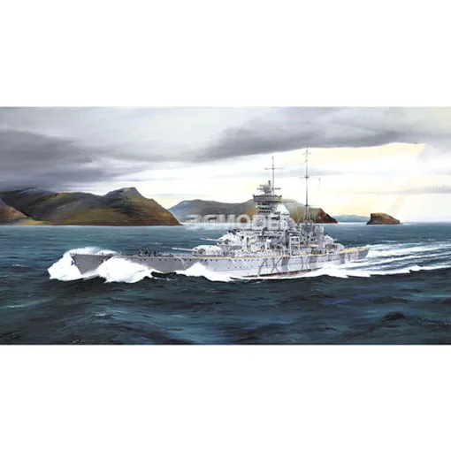 

1/700 The German Heavy Cruiser Prinz Eugen Assembled 1942 Model 05766