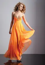 2015 Zeitlich begrenzte Ziemlich V-ausschnitt Bodenlangen Chiffon Abendkleid A-line Lange Abendkleider Formale Kleid Backless Sleeveless Drapierter F882
