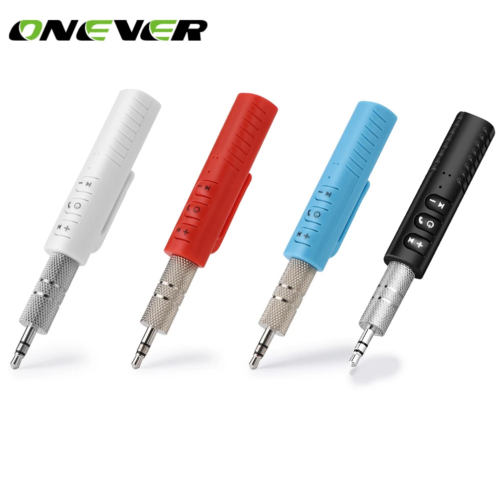 Onever Mini Wireless Bluetooth Car Handfree 3.5mm Streaming A2DP Auto AUX Audio Adapter With Mic For Stereos Phone | Автомобили и