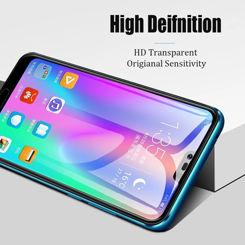 9D Tempered Glass For Huawei Honor 10i Glass For Huawei P30 Pro P30 Lite Screen Protector Glass on For Huawei Y6 Pro 2019 Glass