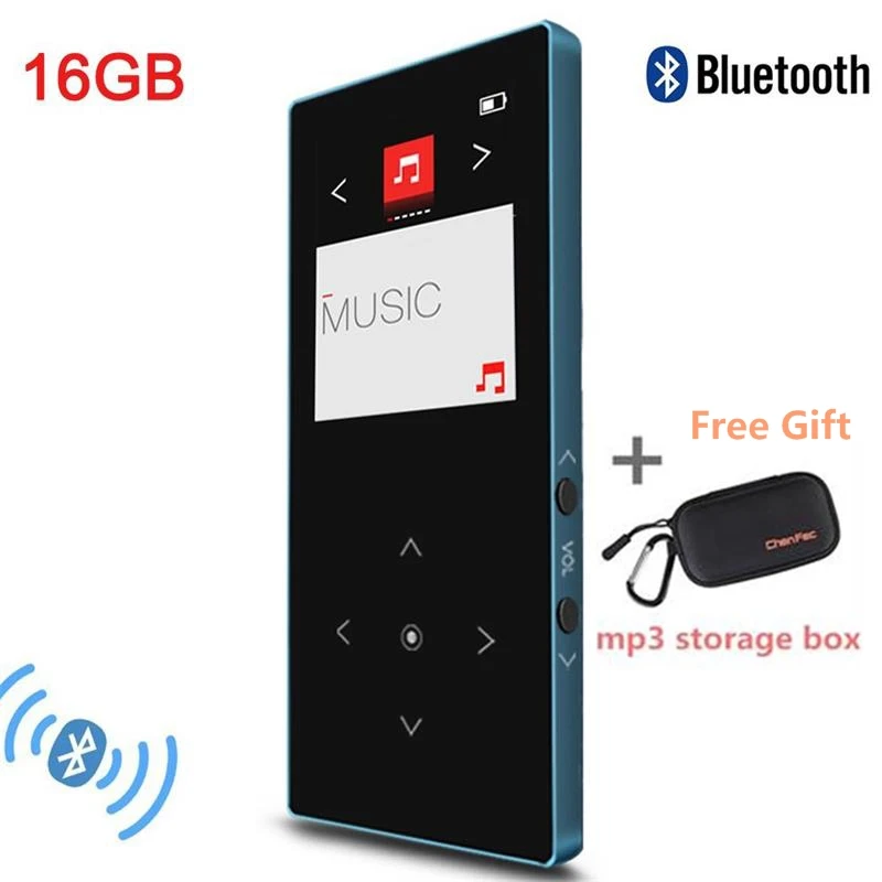 Bluetooth4.1 MP3 Player BENJIE K8 Touch Key Ultra thin 8GB/16GB MP3 Music Player 1.8 Inch Color Screen Lossless Sound with FM