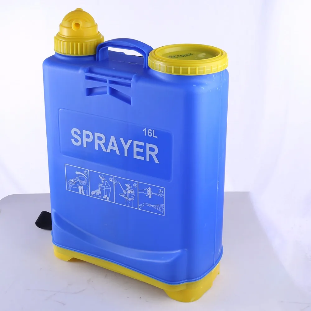 

16L Thickened Agricultural Shouder Type Spraying Sprayer for Disinfection Irrigation - Blue + Yellow