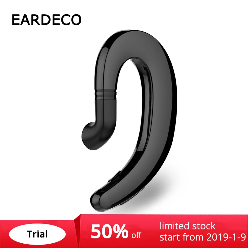 

EARDECO Handsfree Bone Conduction Wireless Headphones Earhook Bluetooth earphone Headphone Wireless Earphones Headset with mic
