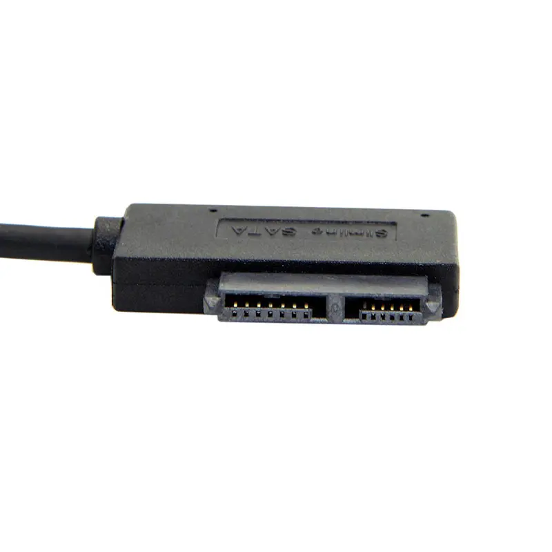 USB 2 0 к Mini Sata II 7 + 6 13 контактный адаптер кабель конвертер для ноутбука CD/DVD ROM Slimline