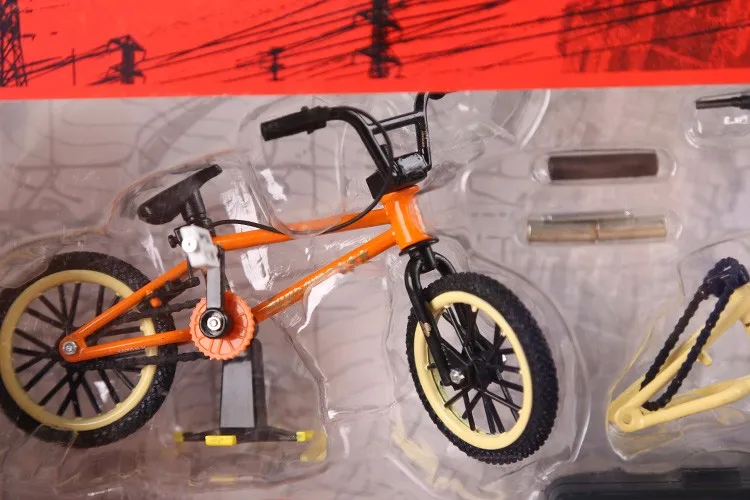 Conjunto com Embalagem de Varejo para Novidade Profissional Mini Dedo Mini-dedo-bmx Bicicletas Brinquedo Crianças 1:50 Bmx 7 Mini bicicletas e skate