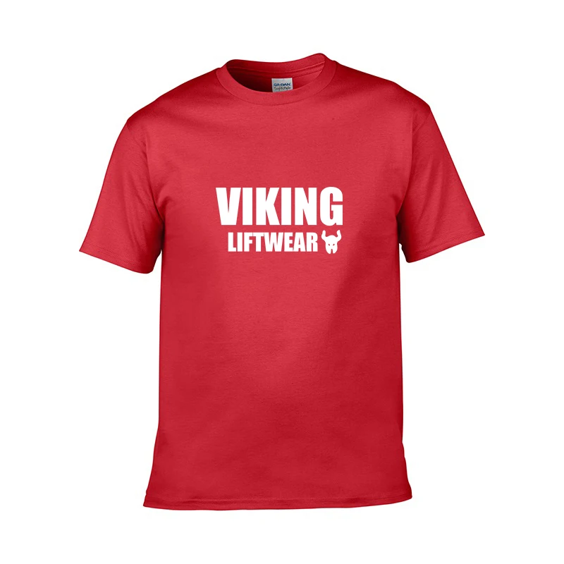 VIKING печать 2019 новая брендовая одежда Фитнес Футболка Мужская homme Повседневная