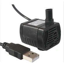 DC 3.5V-9V usb submersible water mini pump for aquarium fountain fish pond for fish tank 918 usb powered mini aquarium fish tank white transparent