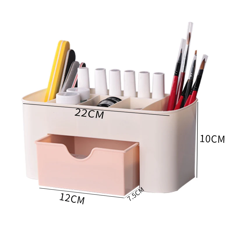 

Professional Storage Box For Nail Art Tool(Nail brushes,Nail Gel,Nail File Tool etc.) Cosmetic Case