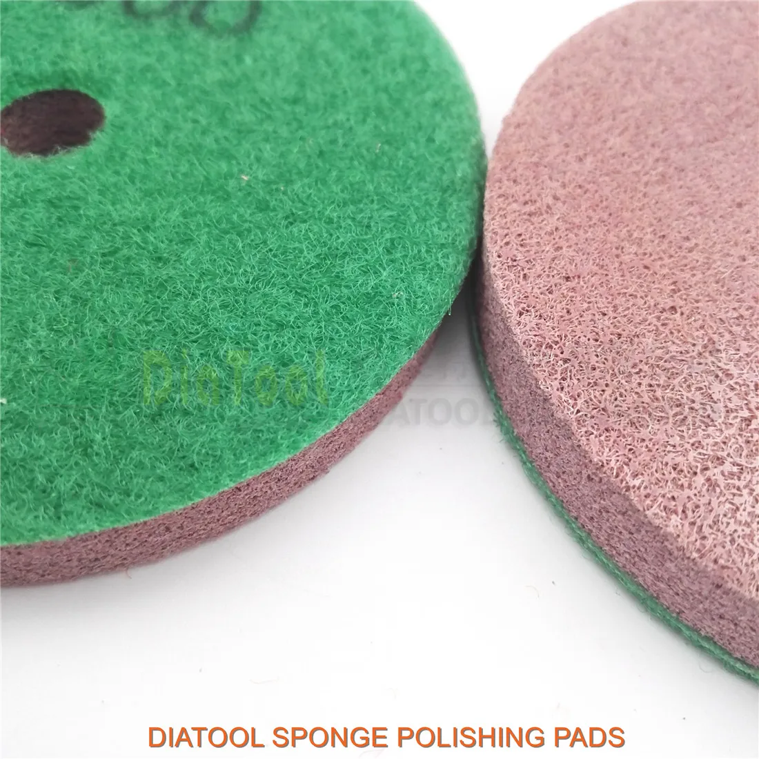 DIATOOL 10pk 4" Sponge Polishing Pads for soft stone marble artificial Stone terrazzo Grit #1000 Dia 100MM